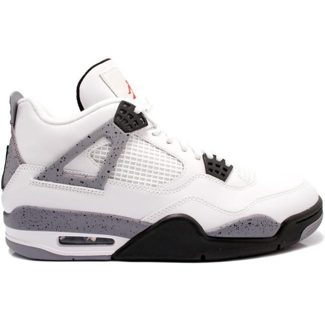 (On Sale April) Air Jordan 4 (IV) 2012 Retro White Cement